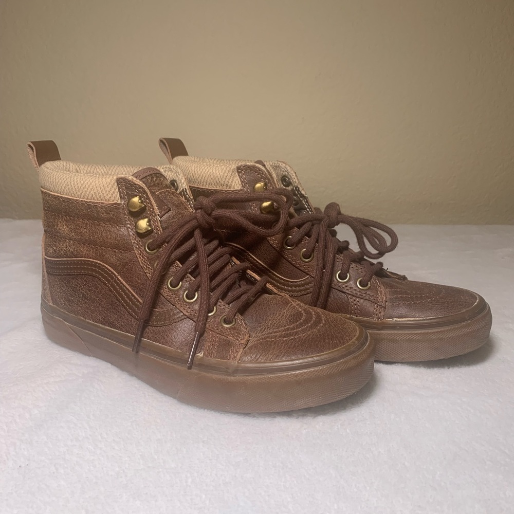 Vans Men’s Sk8-Hi MTE Brown Leather